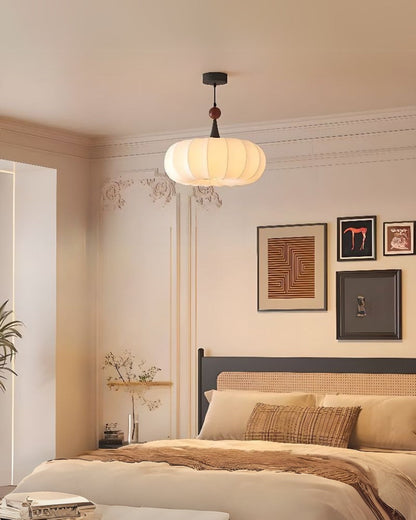 Luxurious Fabric Desk Lamp with Cozy Glow