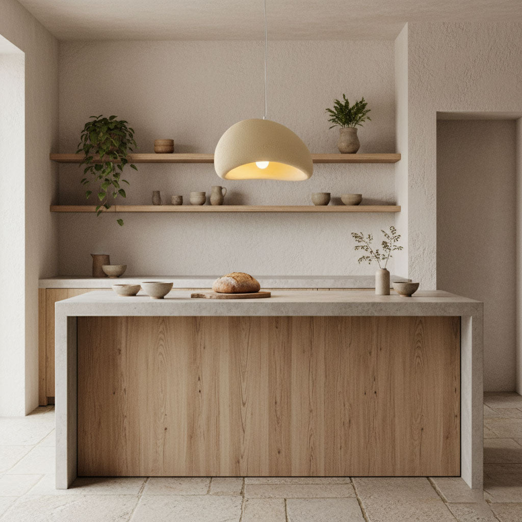 Simple Sleek Glass Pendant Light Fixture
