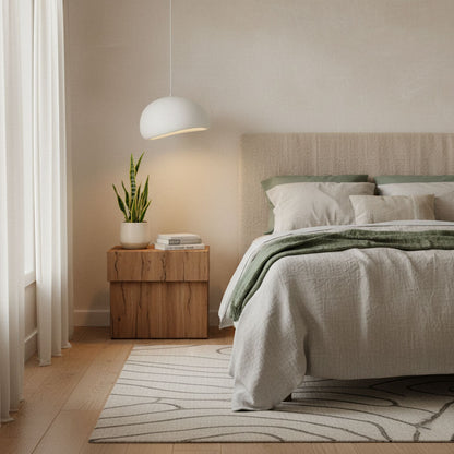 Simple Sleek Glass Pendant Light Fixture