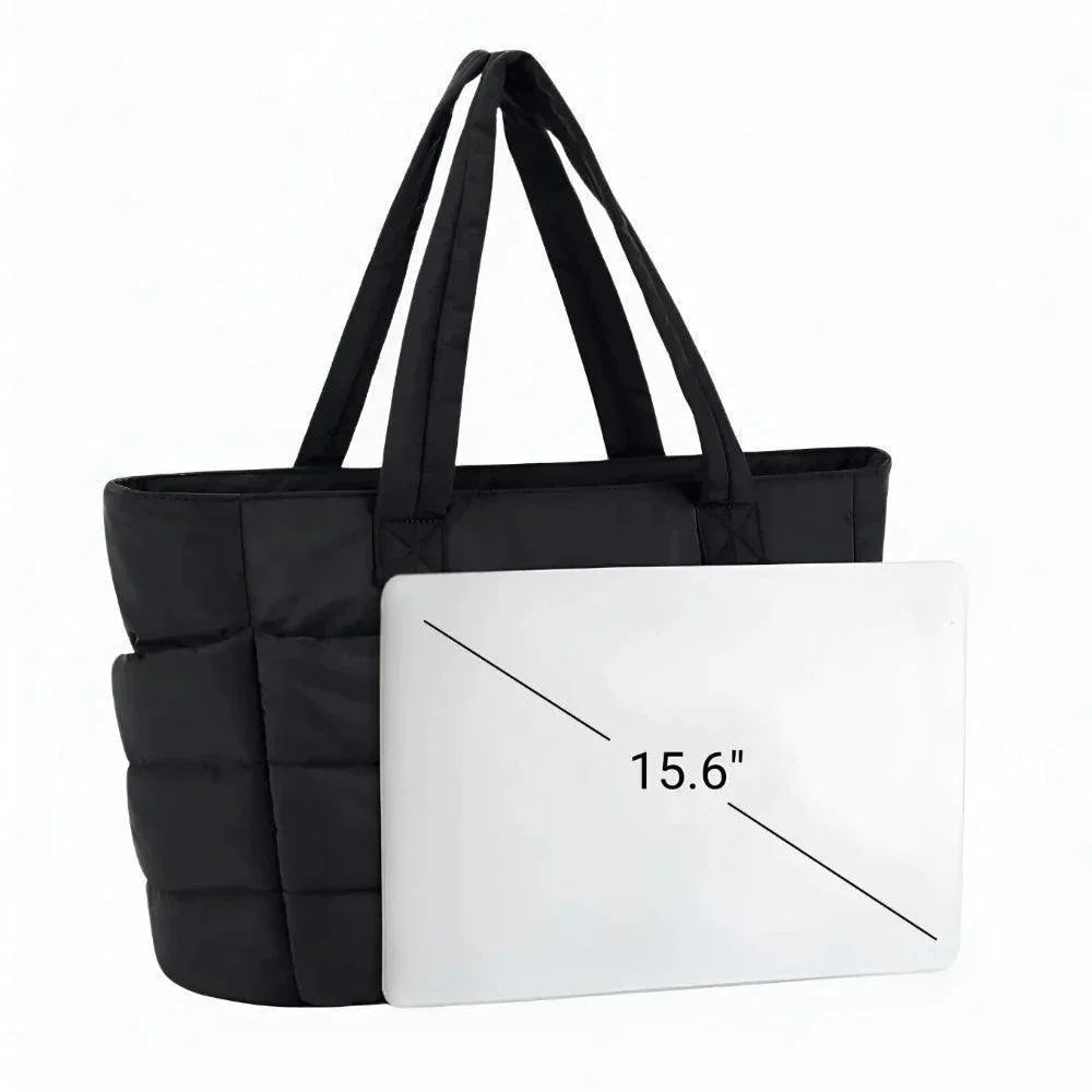 Soft Padded Tote Bag – Women's Lightweight Quilted Handbag