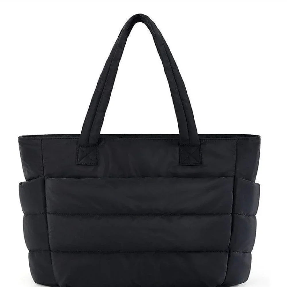 Soft Padded Tote Bag – Women's Lightweight Quilted Handbag - Fesara
