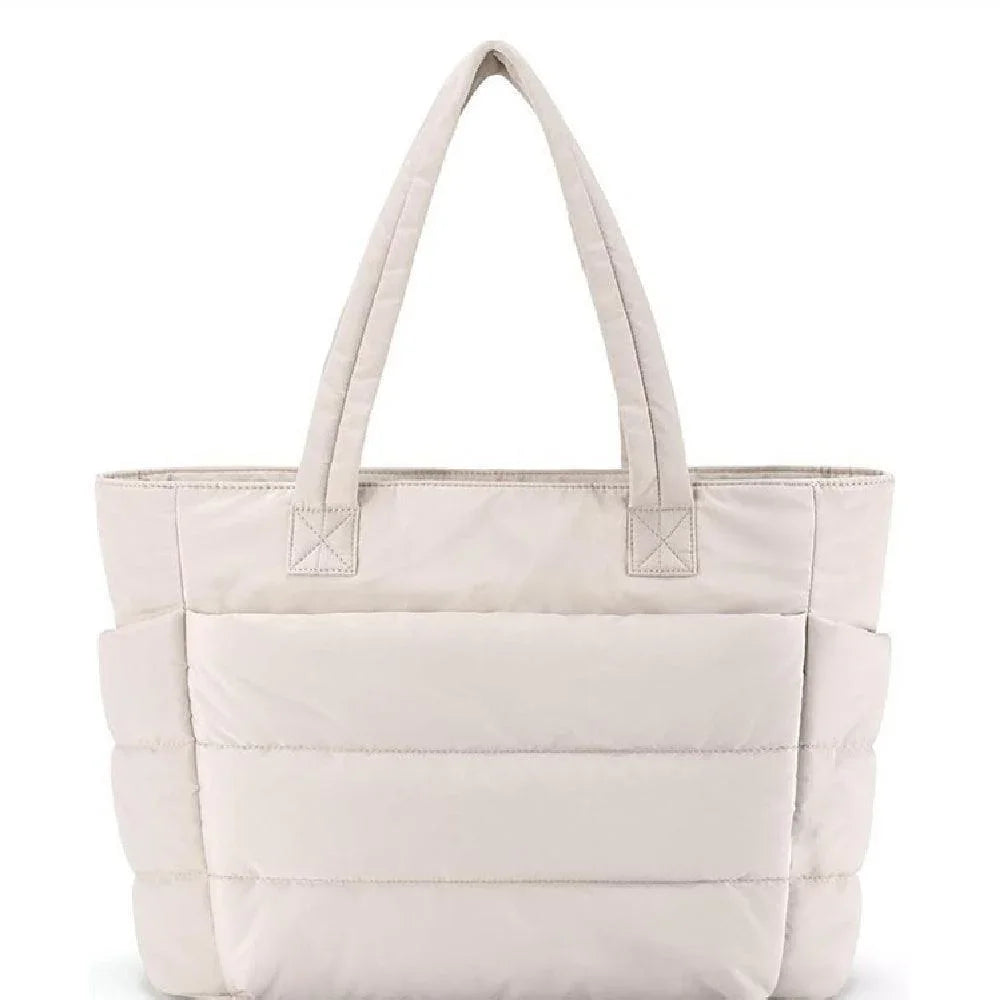 Soft Padded Tote Bag – Women's Lightweight Quilted Handbag