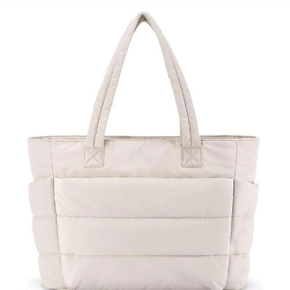 Soft Padded Tote Bag – Women's Lightweight Quilted Handbag