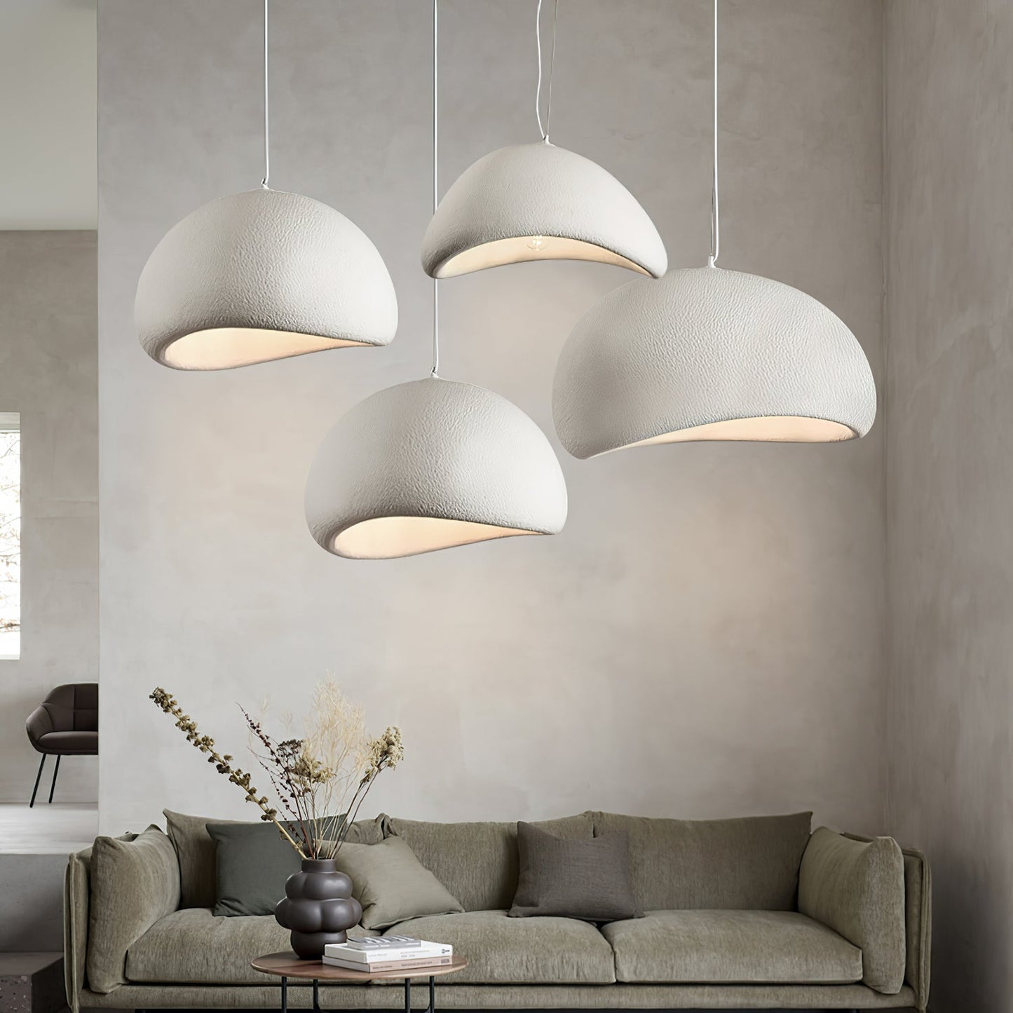 Simple Sleek Glass Pendant Light Fixture