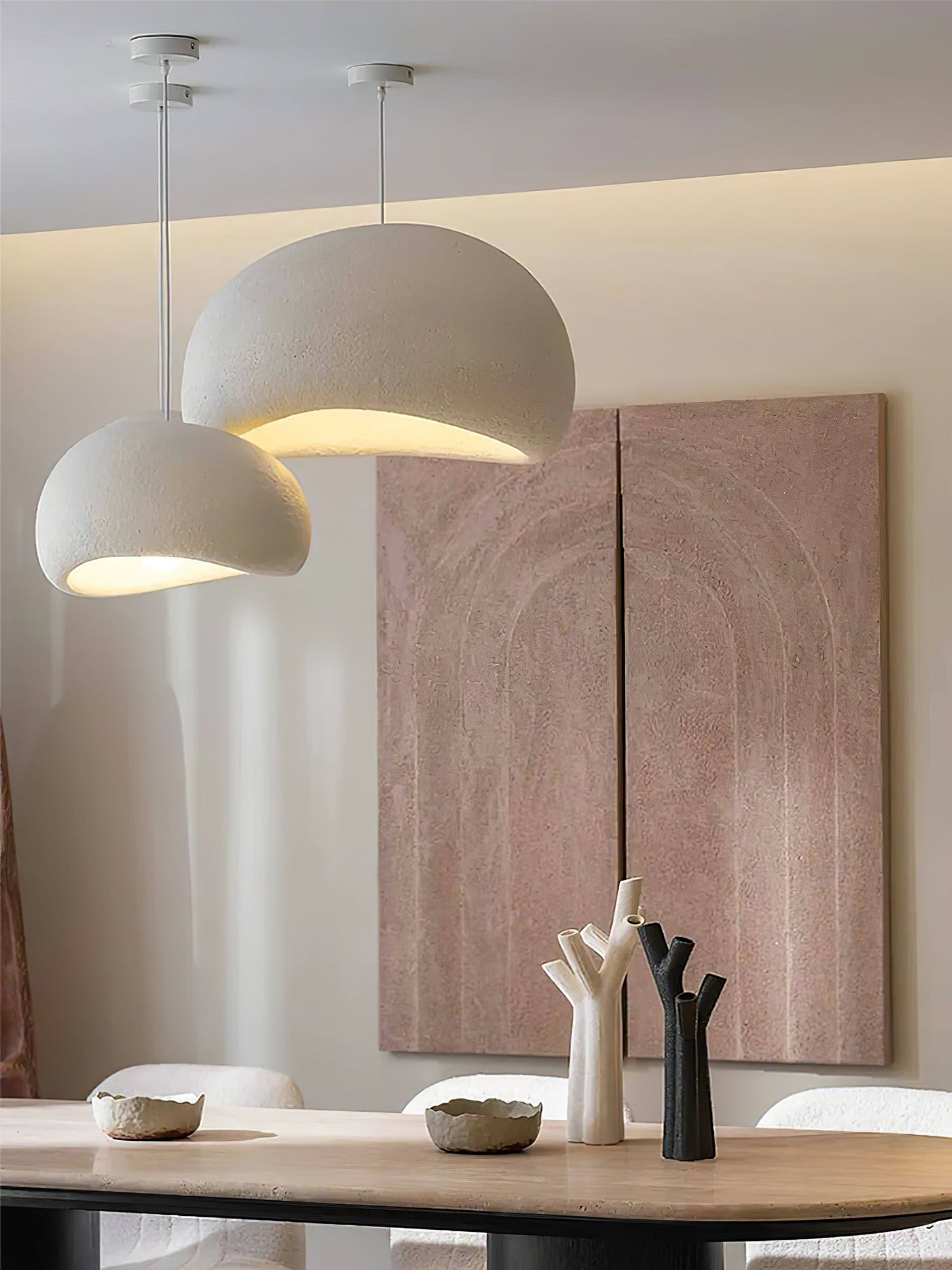 Simple Sleek Glass Pendant Light Fixture