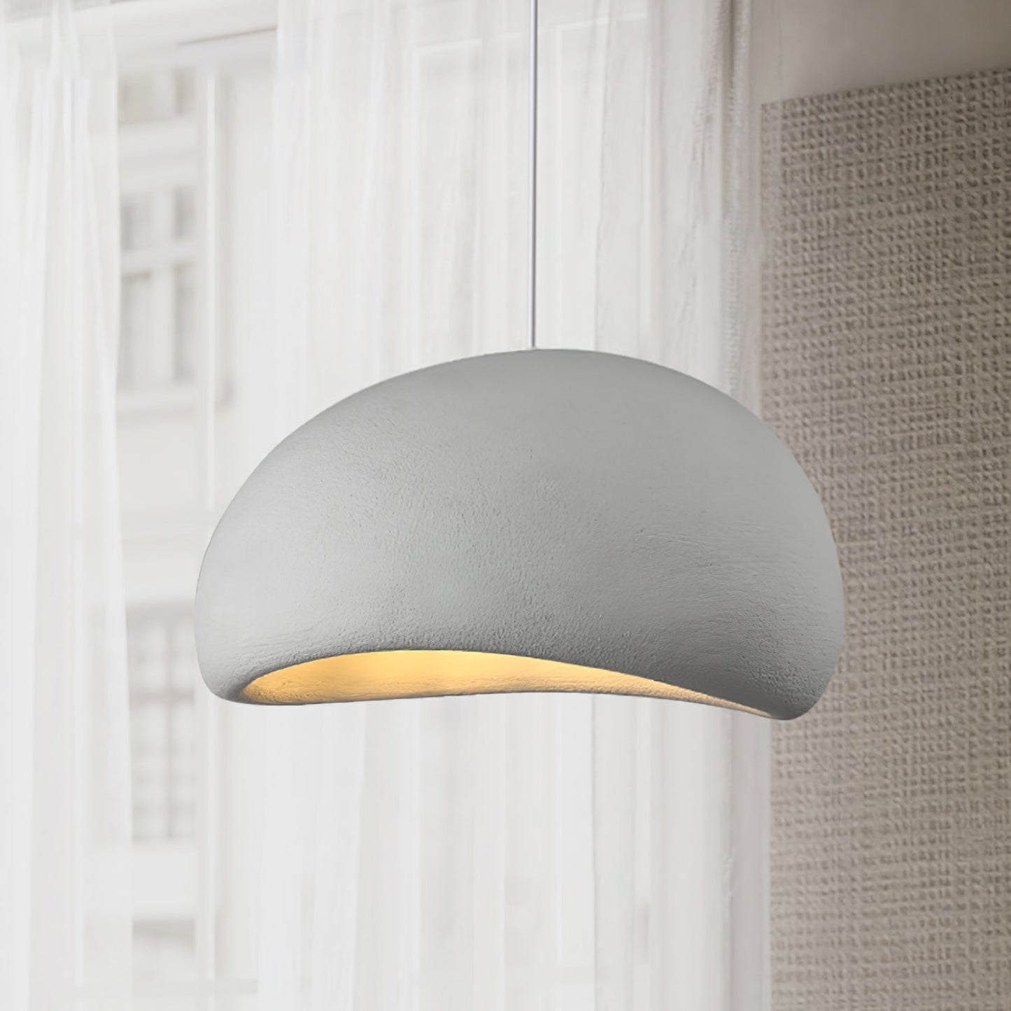 Simple Sleek Glass Pendant Light Fixture