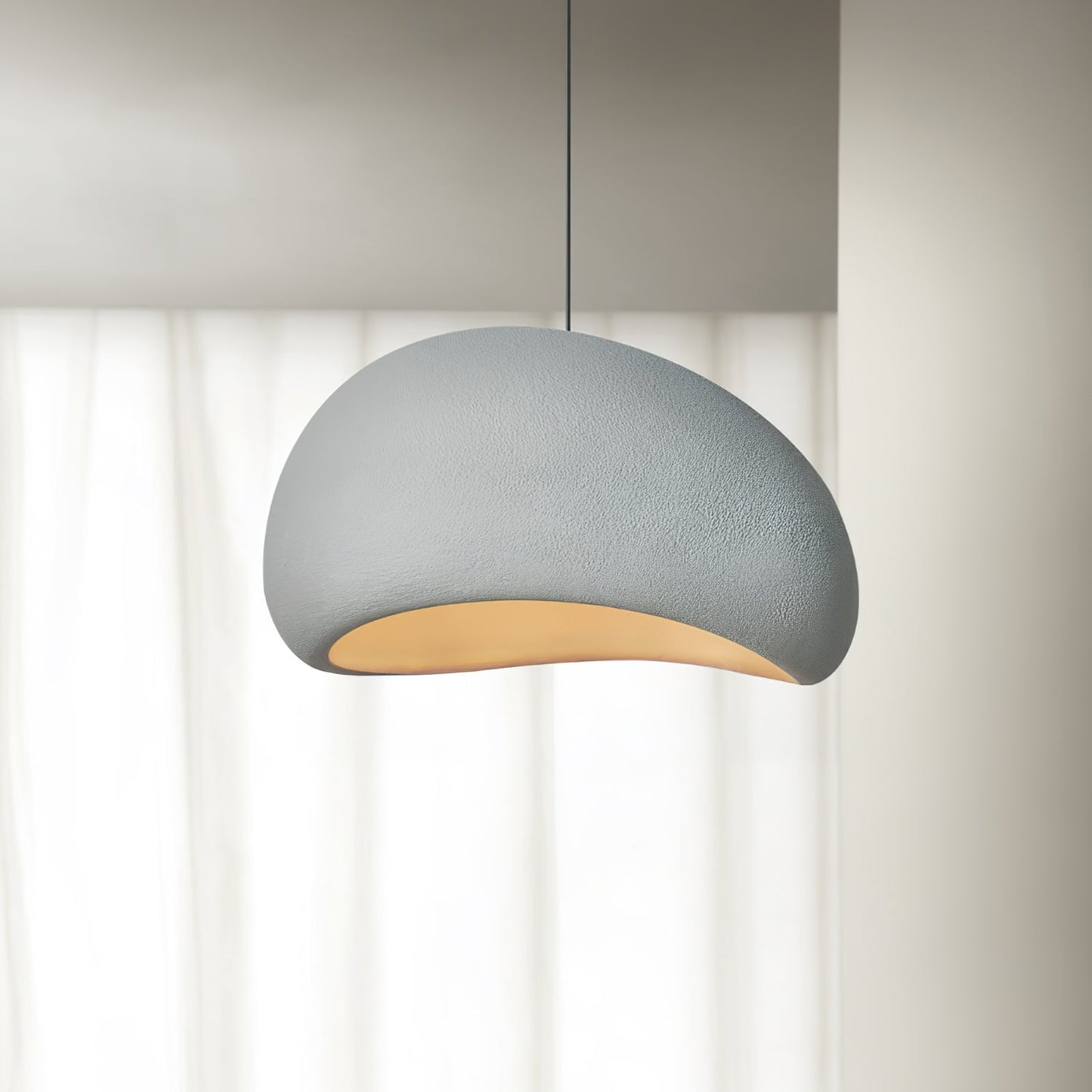 Simple Sleek Glass Pendant Light Fixture