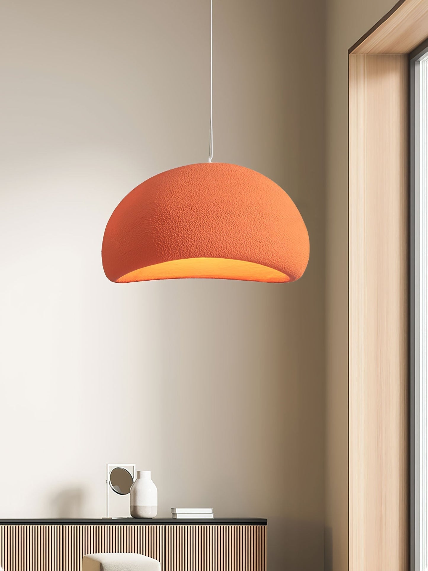 Simple Sleek Glass Pendant Light Fixture
