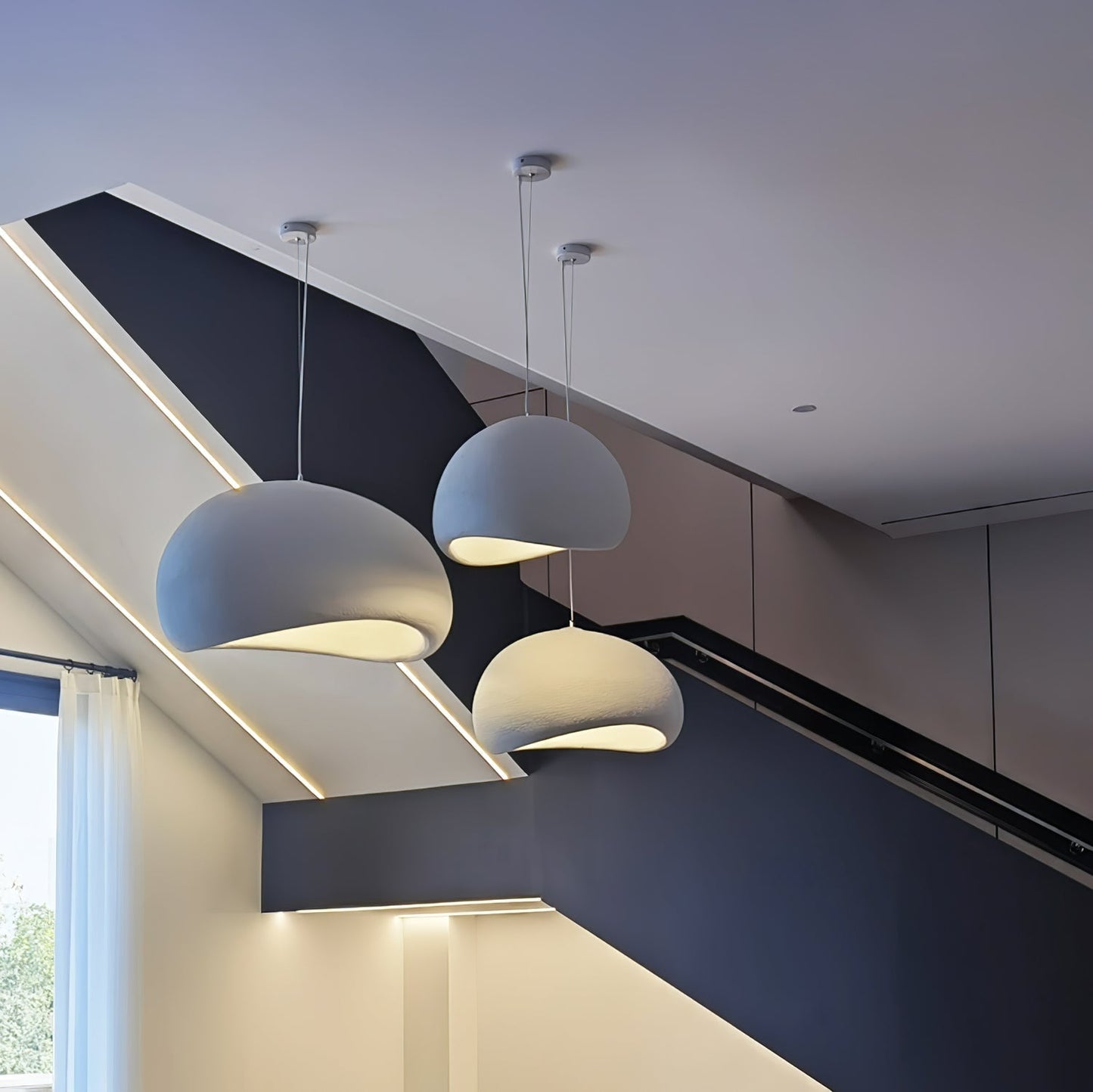 Classic Red Glass Pendant Lamp