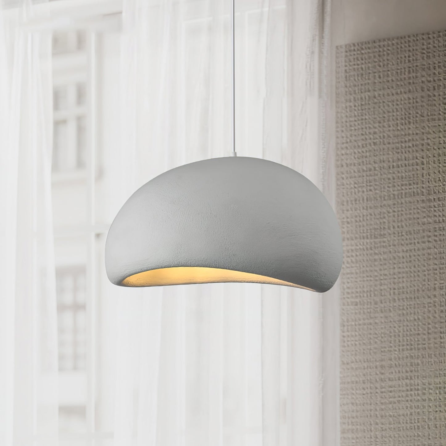 Simple Sleek Glass Pendant Light Fixture