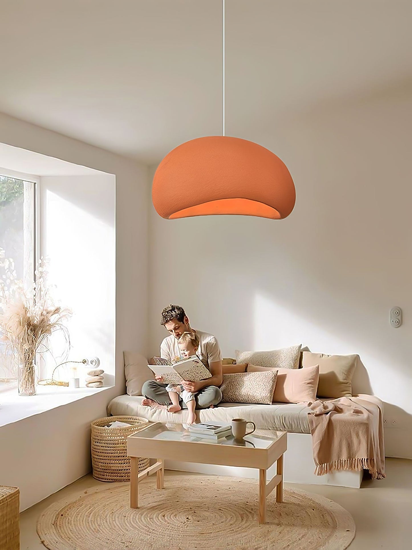 Simple Sleek Glass Pendant Light Fixture