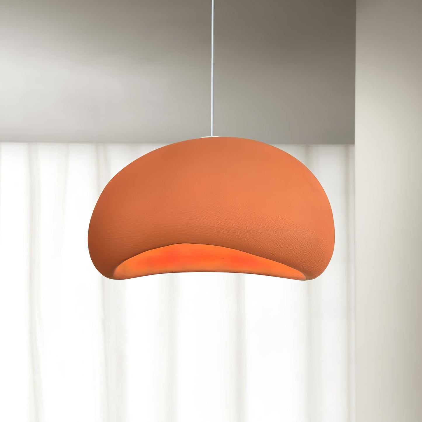 Simple Sleek Glass Pendant Light Fixture