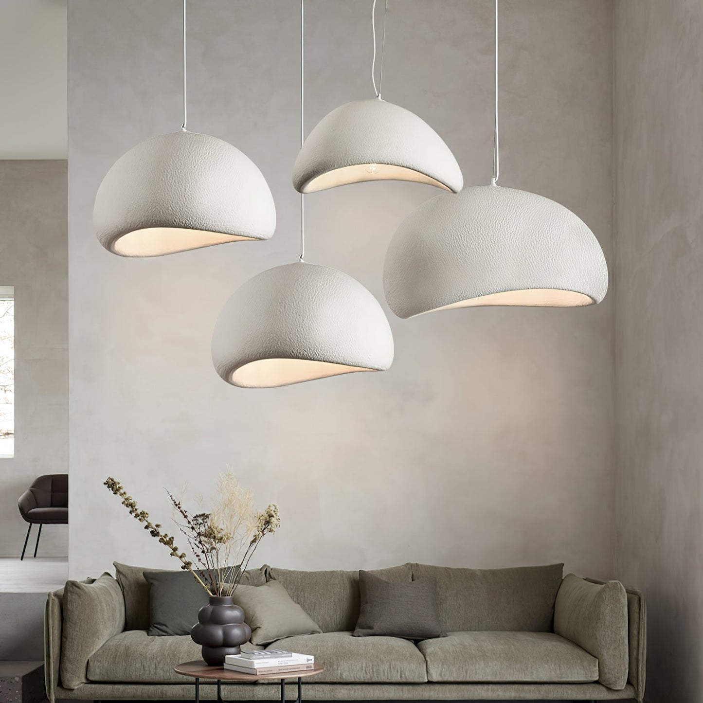 Simple Sleek Glass Pendant Light Fixture