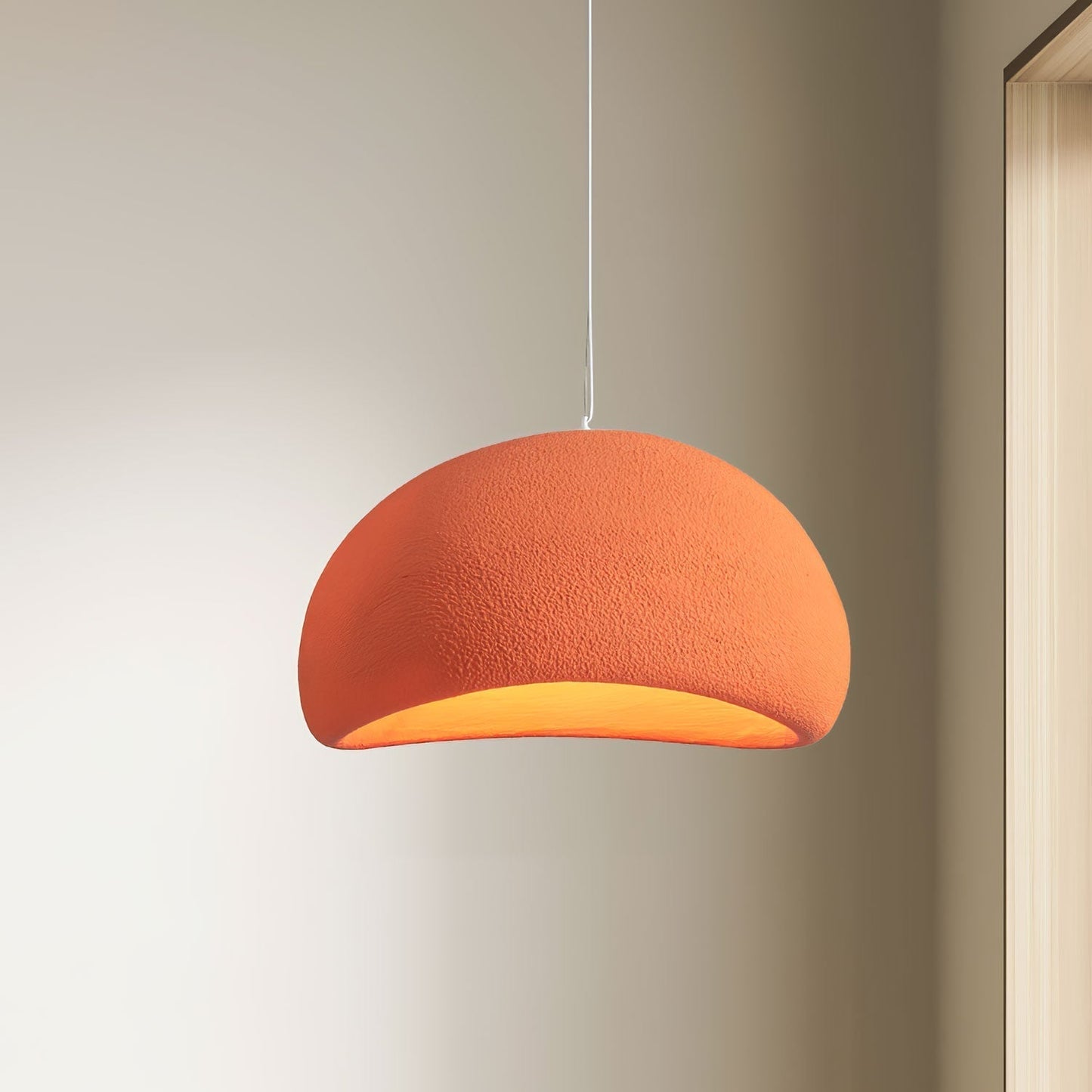 Simple Sleek Glass Pendant Light Fixture