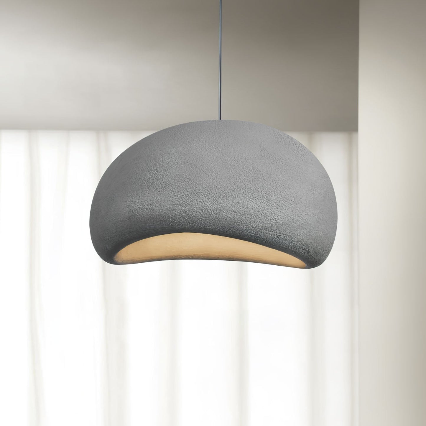 Simple Sleek Glass Pendant Light Fixture