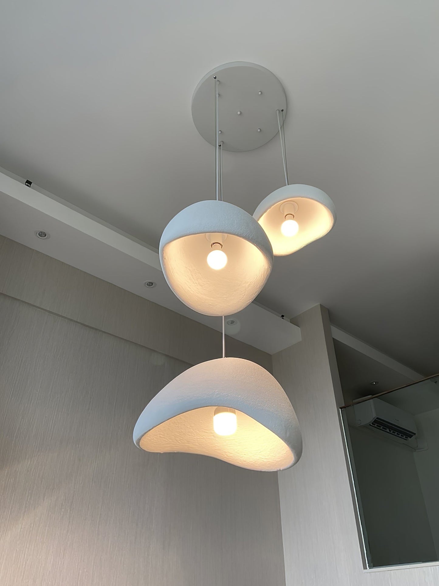 Simple Sleek Glass Pendant Light Fixture