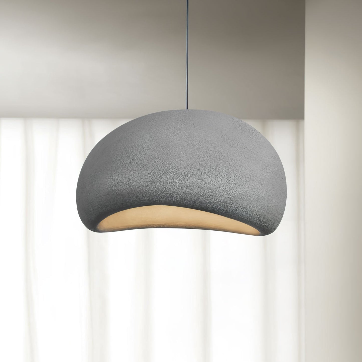 Simple Sleek Glass Pendant Light Fixture