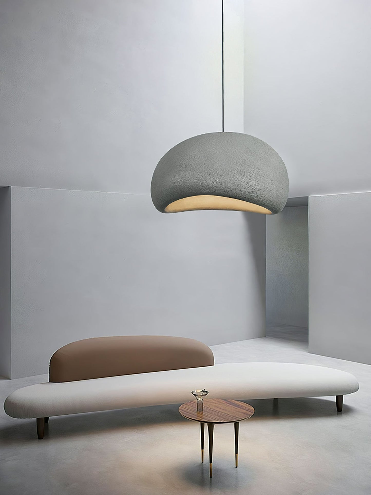 Simple Sleek Glass Pendant Light Fixture