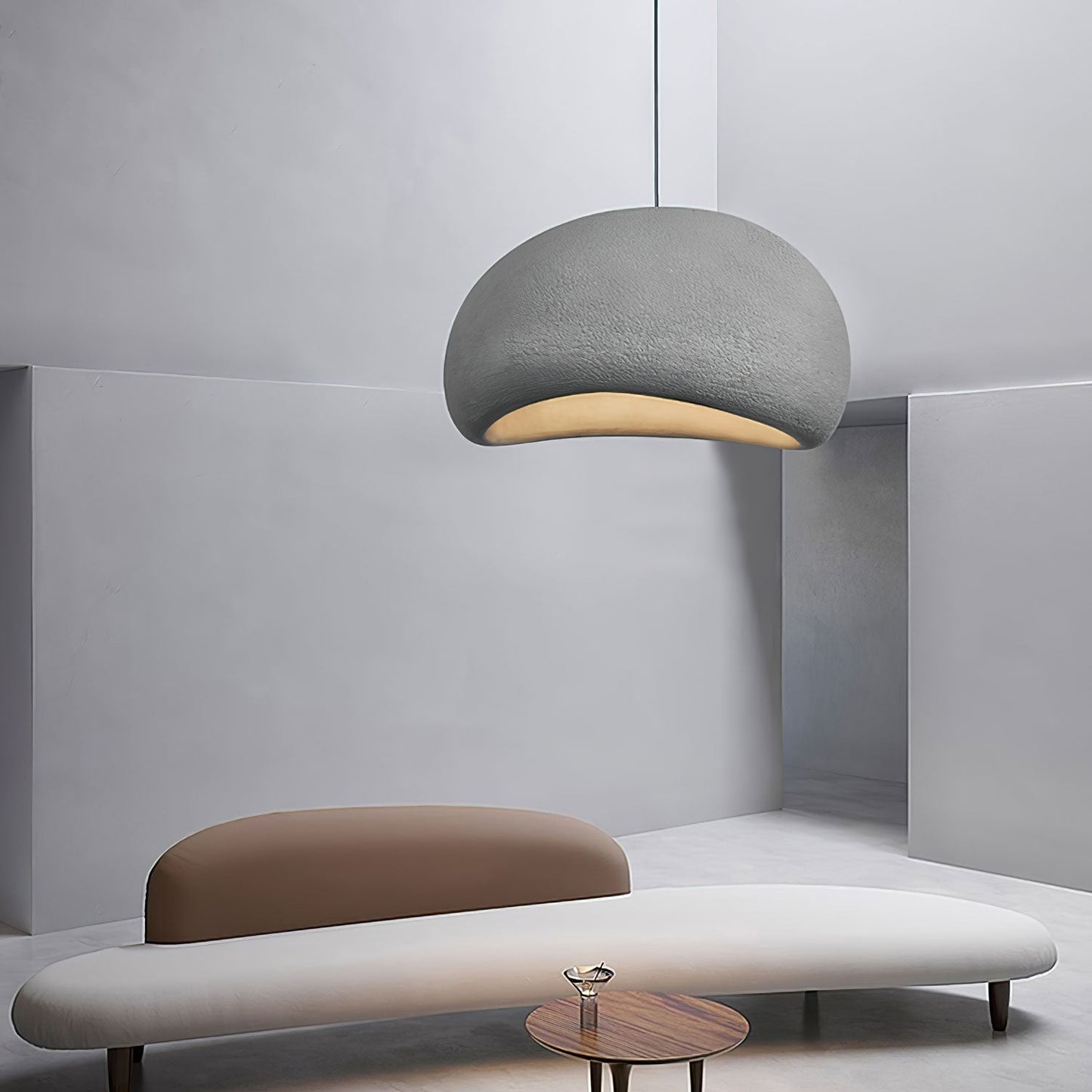 Simple Sleek Glass Pendant Light Fixture