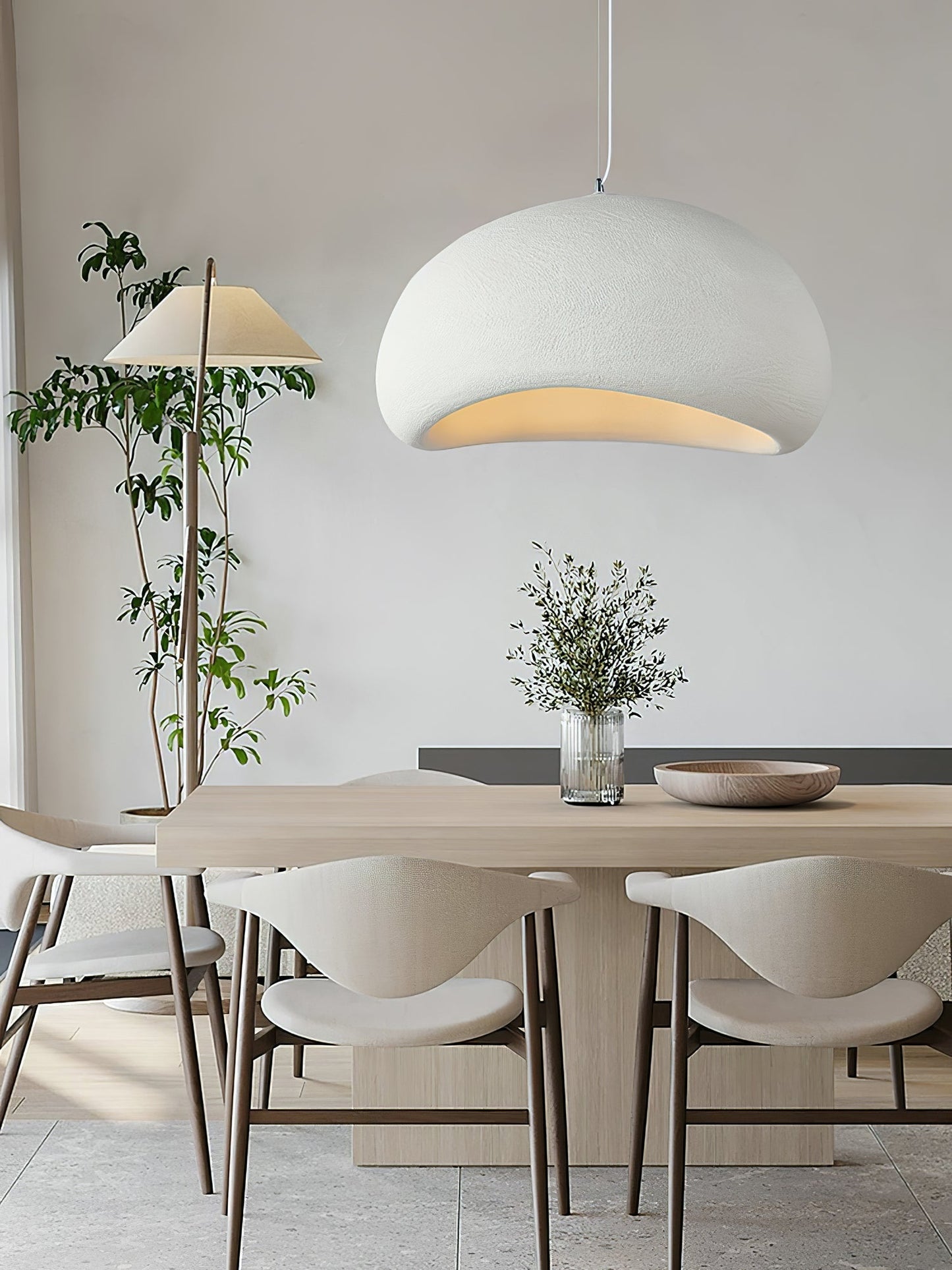 Simple Sleek Glass Pendant Light Fixture