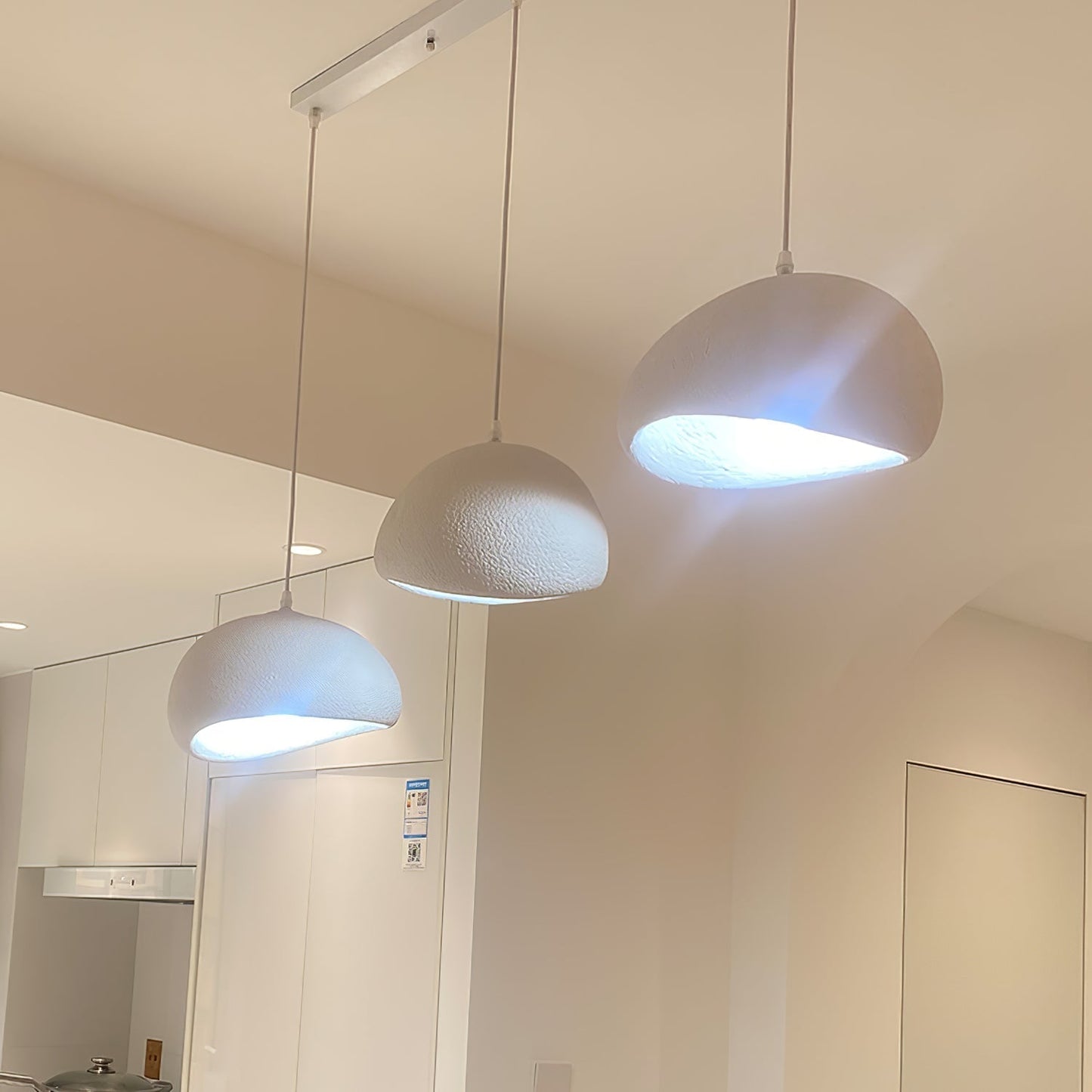 Simple Sleek Glass Pendant Light Fixture