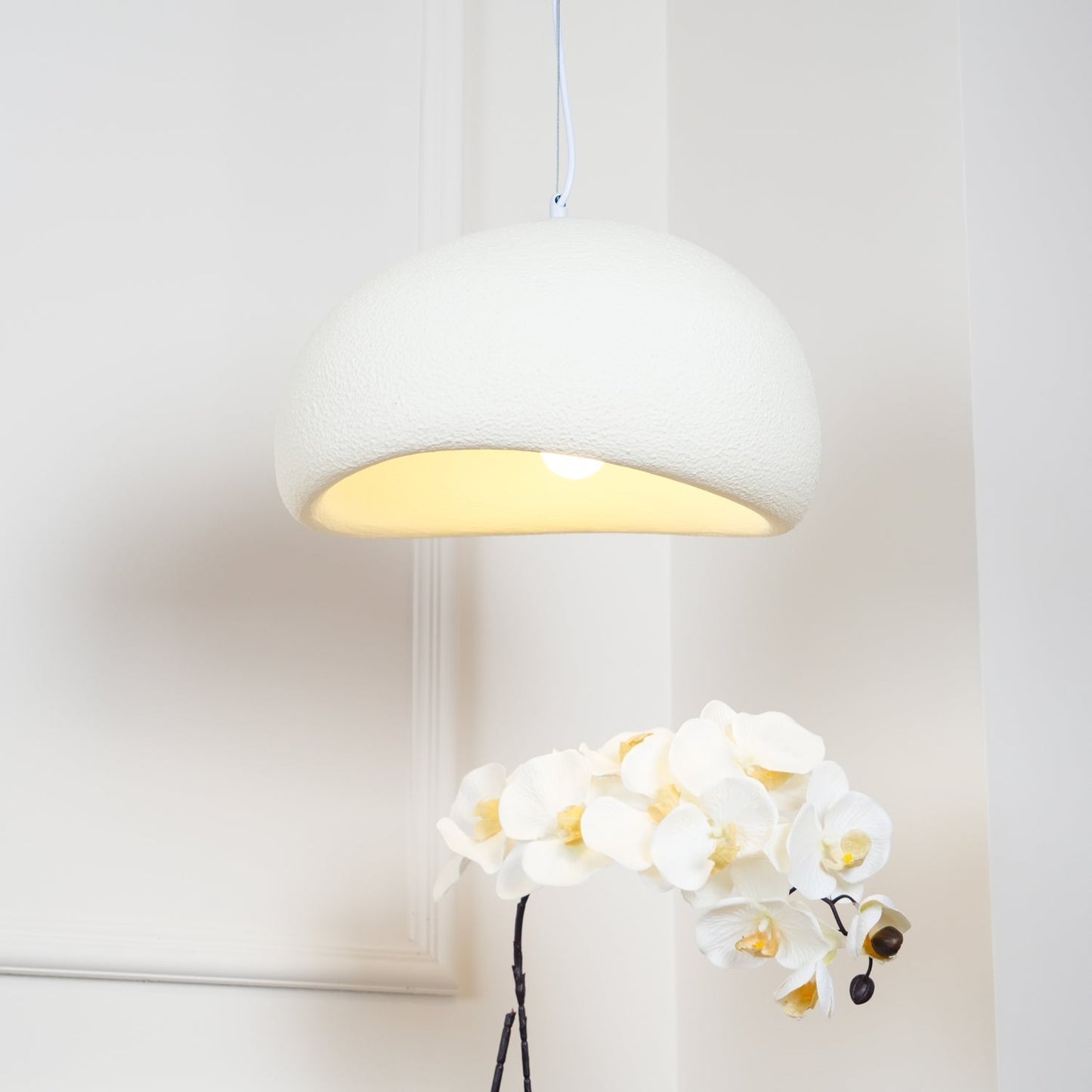 Simple Sleek Glass Pendant Light Fixture