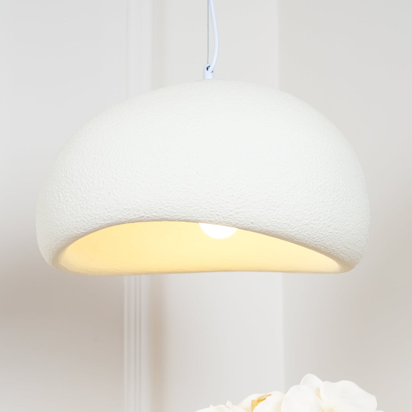 Simple Sleek Glass Pendant Light Fixture