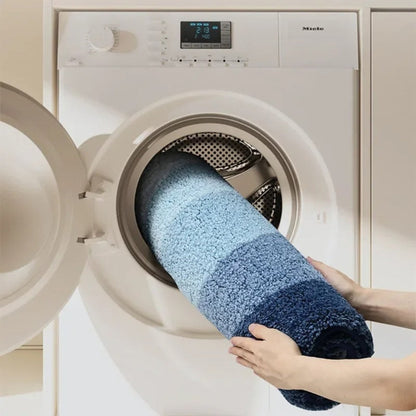 Ocean Blue Anti-Slip Bathroom Mat - Fesara