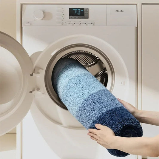 Ocean Blue Anti-Slip Bathroom Mat - Fesara