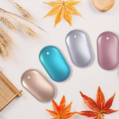 Portable Fast Hand Warmer Power Bank with USB-C