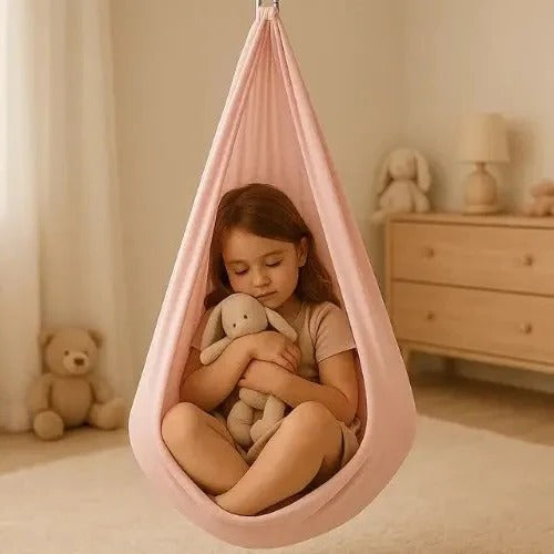 Cozy Hanging Hammock Swing for Kids and Adults - Fesara