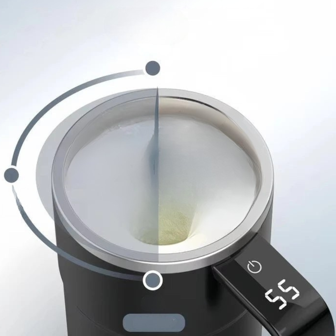 Coffee Mug with Stirrer and Temperature Display 2