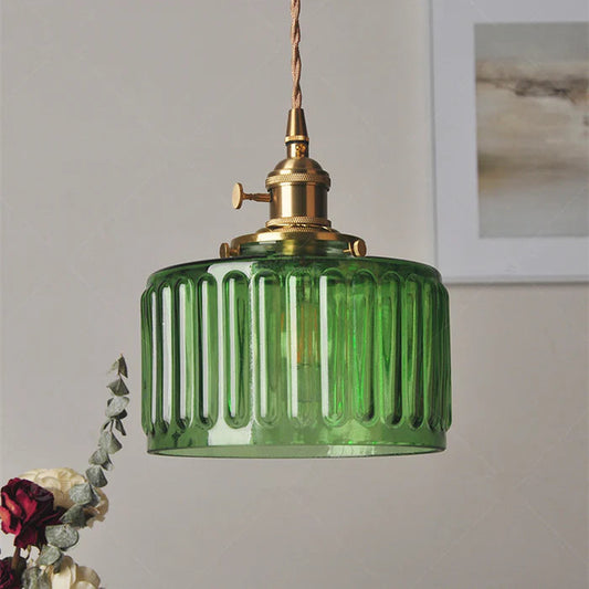 Elegant Glass Antique Pendant Light - Fesara