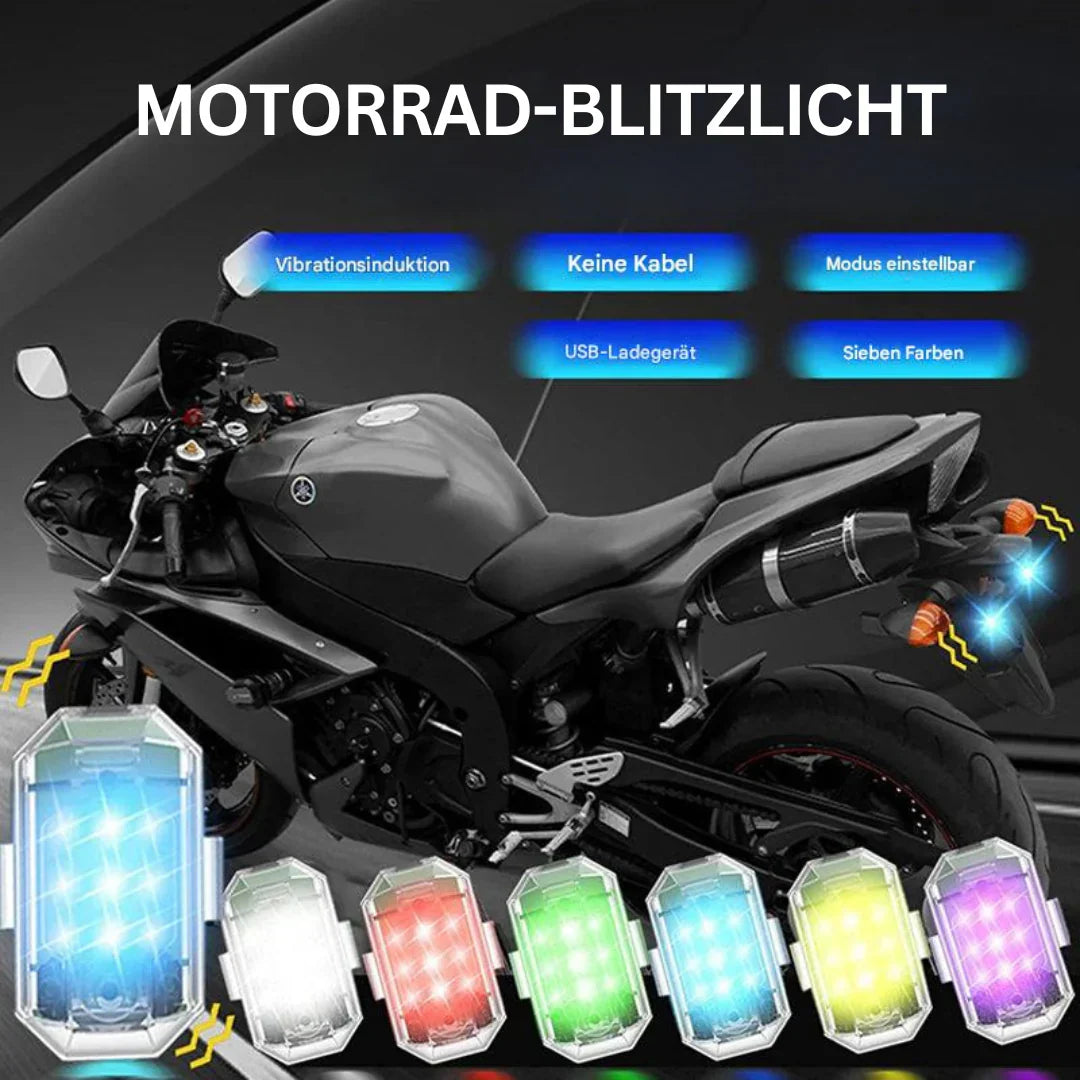 Bright LED Bike Tail Light - Rechargeable Wireless Brake Signal