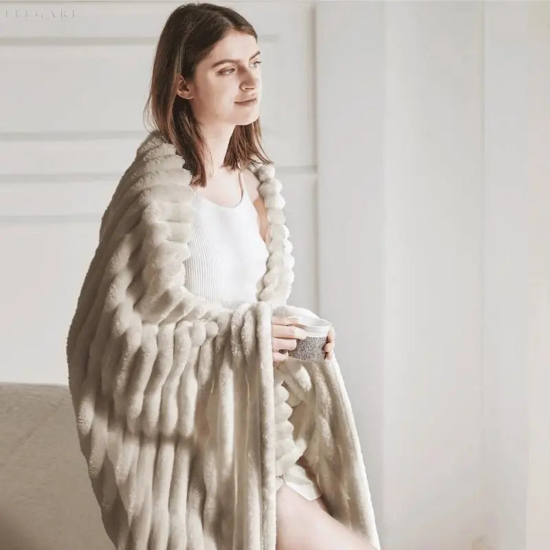Fesara | Super Soft Fleece Blanket Warm Throw