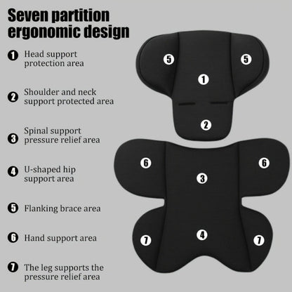ComfortWave | Cozy Breathable Car Seat Cushion Set for Children 6