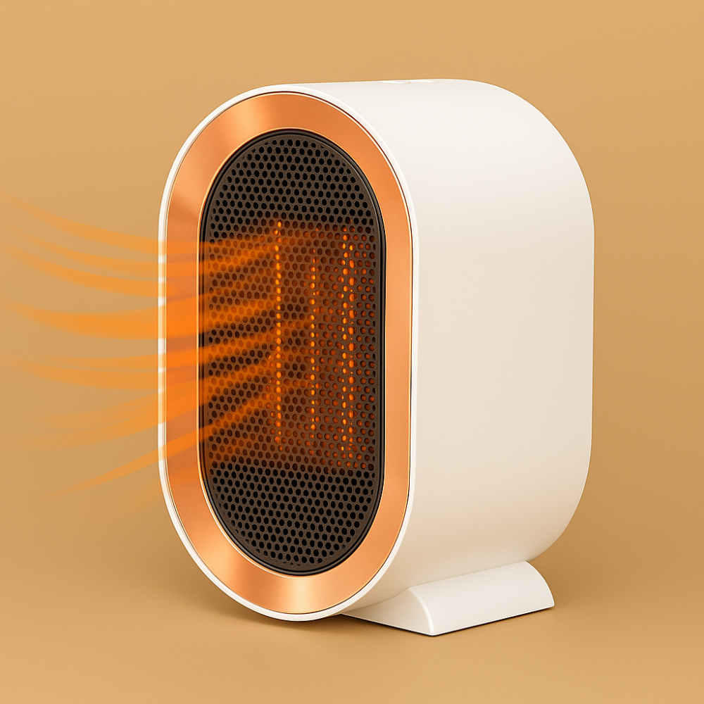 Compact Ceramic Space Heater Energy Efficient Portable Electric Heater 4