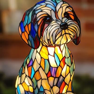 Simple Designer Pet Theme Table Lamp