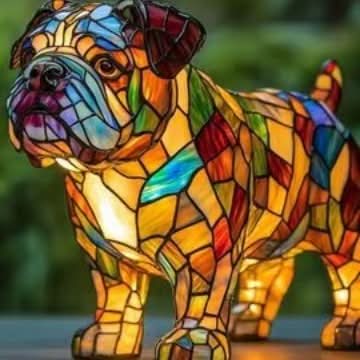 Simple Designer Pet Theme Table Lamp