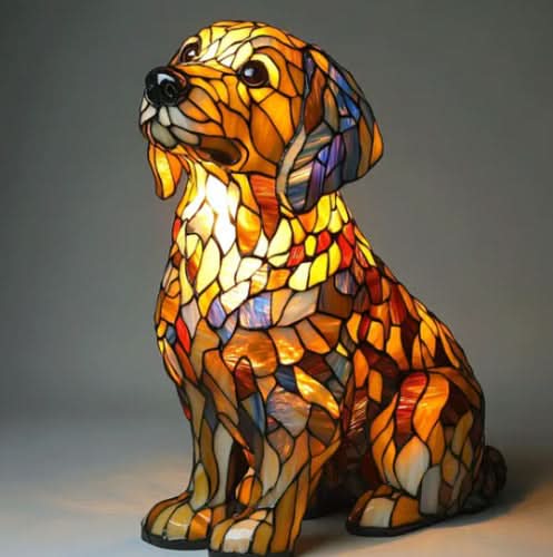 Simple Designer Pet Theme Table Lamp