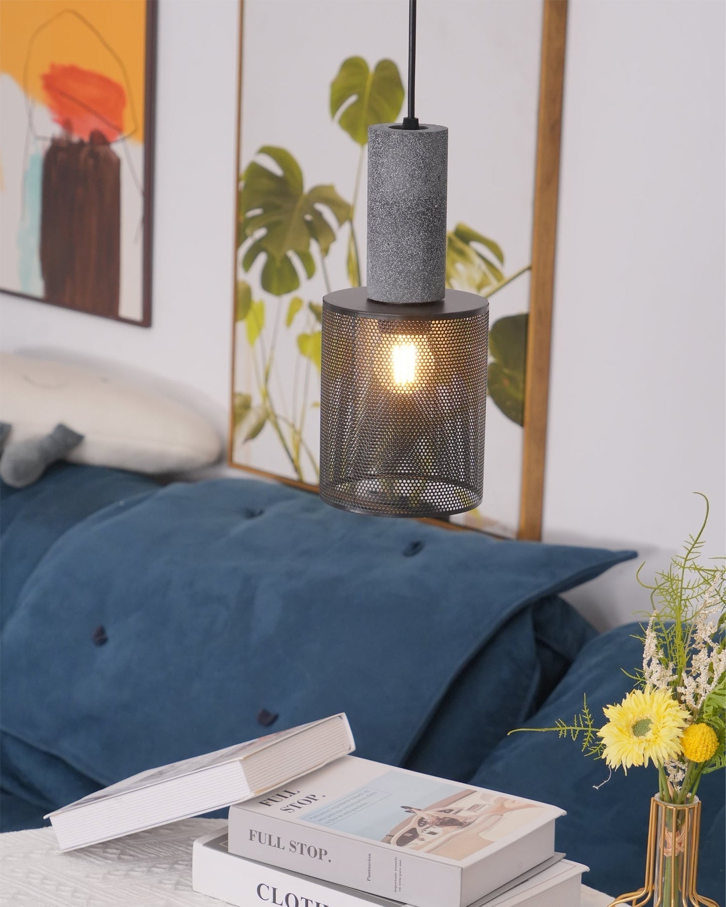Simple Metal Hanging Pendant Light