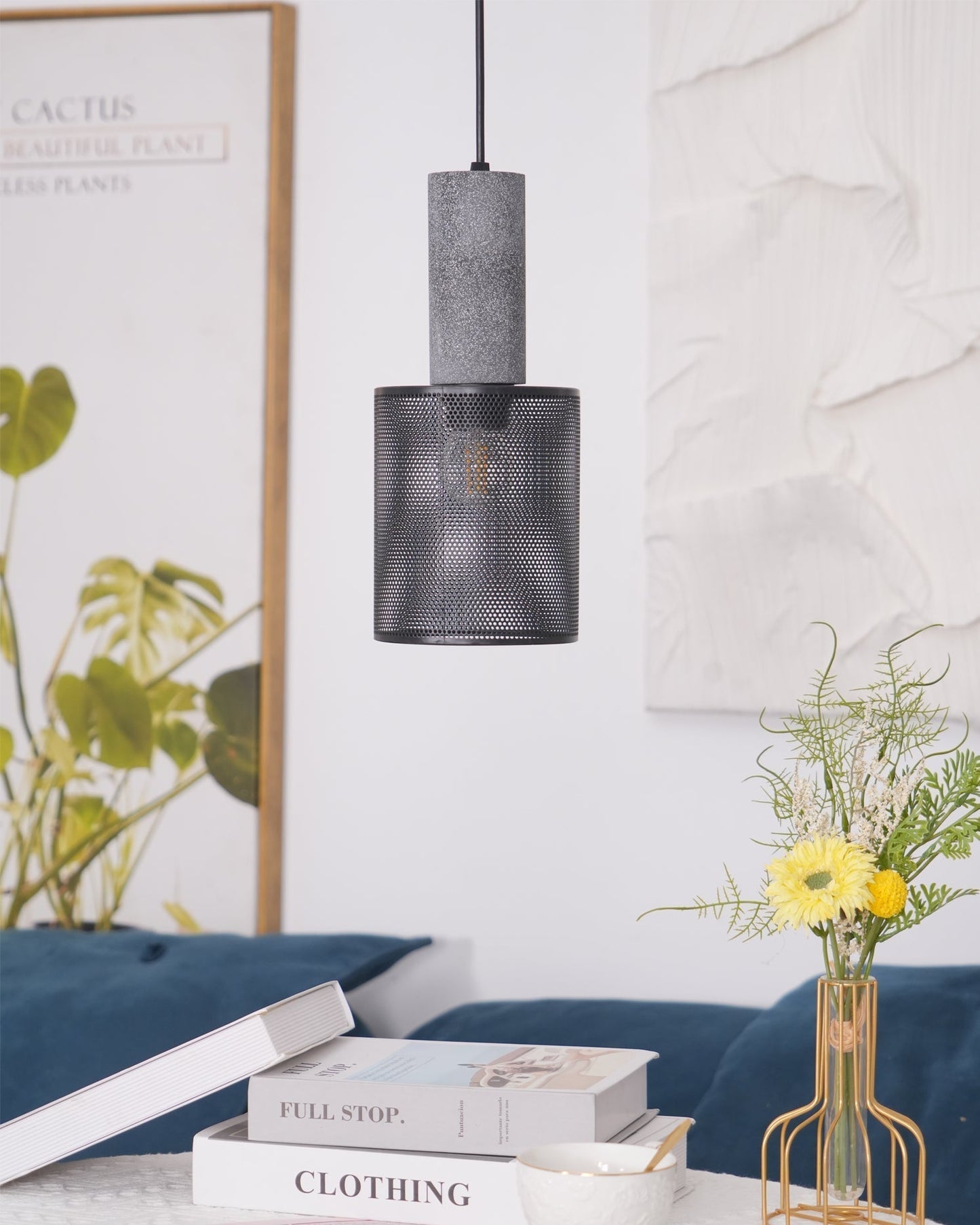 Simple Metal Hanging Pendant Light