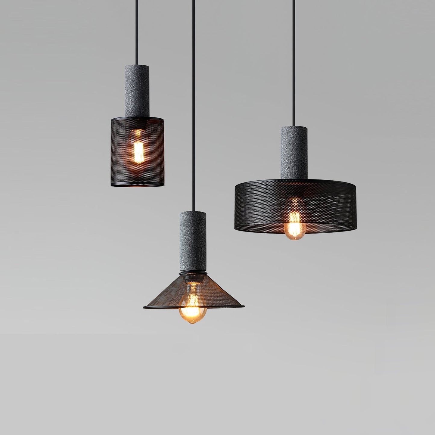 Simple Metal Hanging Pendant Light
