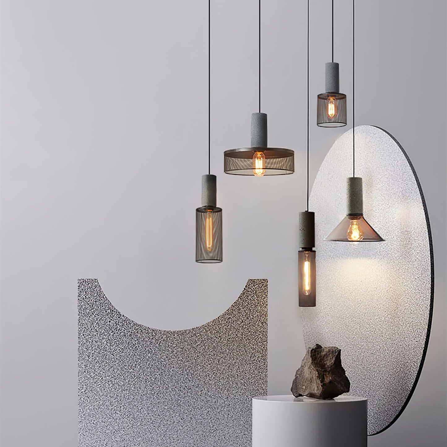 Simple Metal Hanging Pendant Light