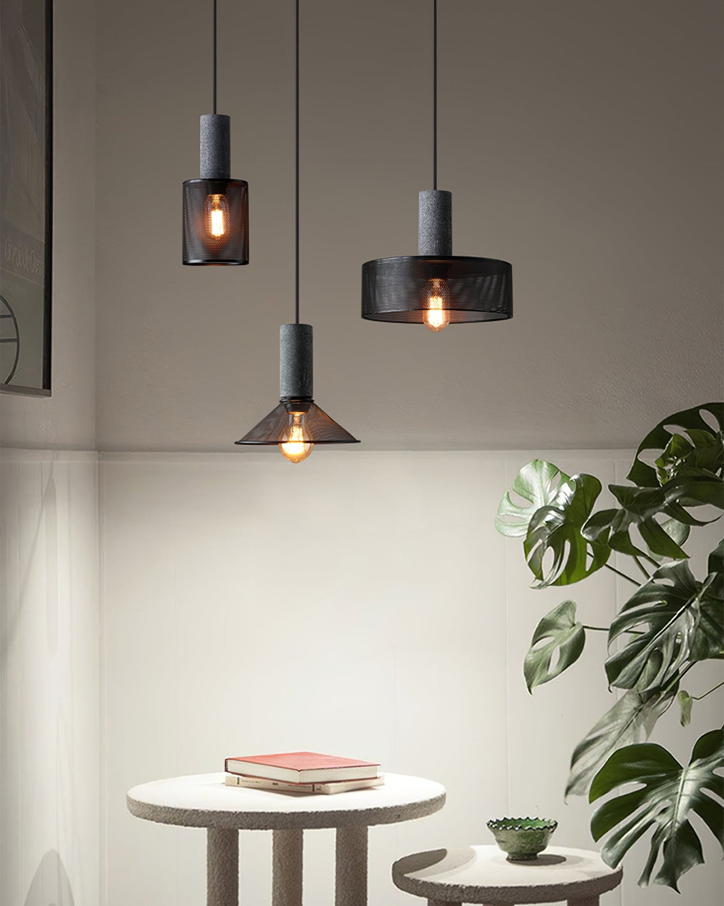 Simple Metal Hanging Pendant Light