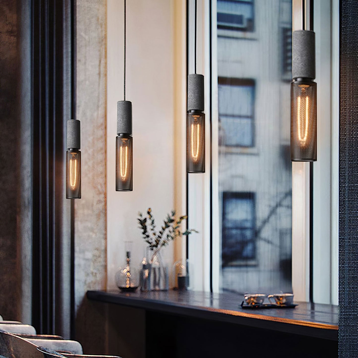 Simple Metal Hanging Pendant Light