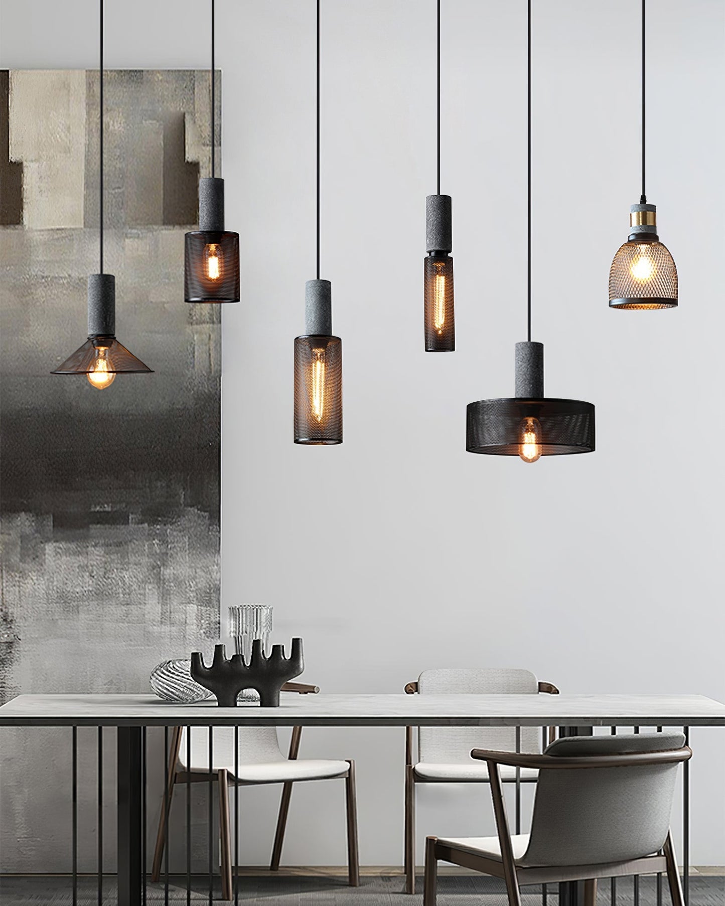 Simple Metal Hanging Pendant Light