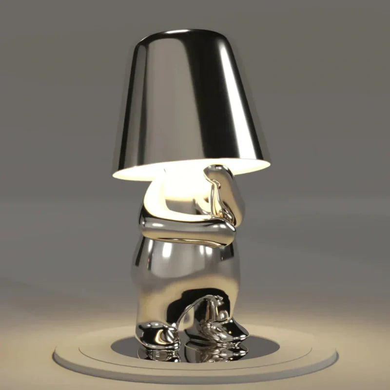 Compact Adjustable Desk Lamp with Dimmer Switch