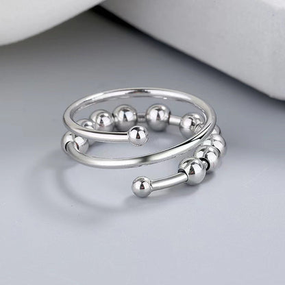 CopperAura | Stylish Adjustable Fidget Ring for Anxiety Relief 7