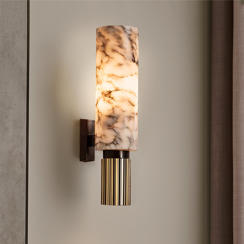 Simple Copper Accent Wall Light - Fesara